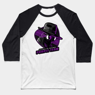 Purple Team | Hacker Design Baseball T-Shirt